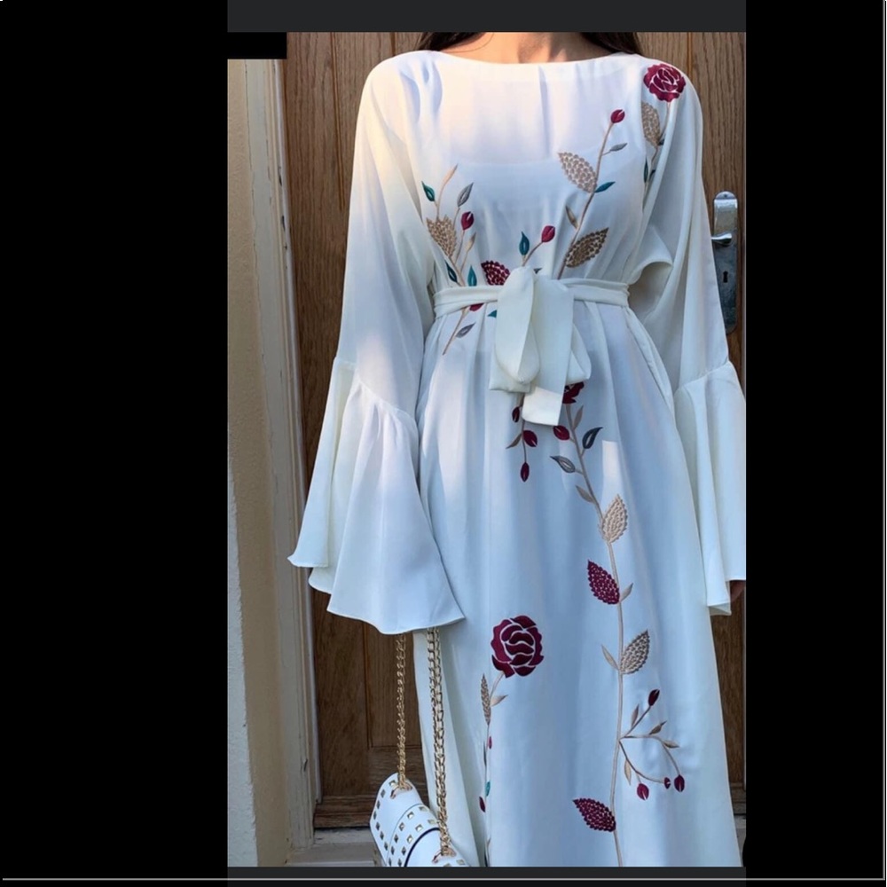 Embroidery Caftan abaya made in Dubai M